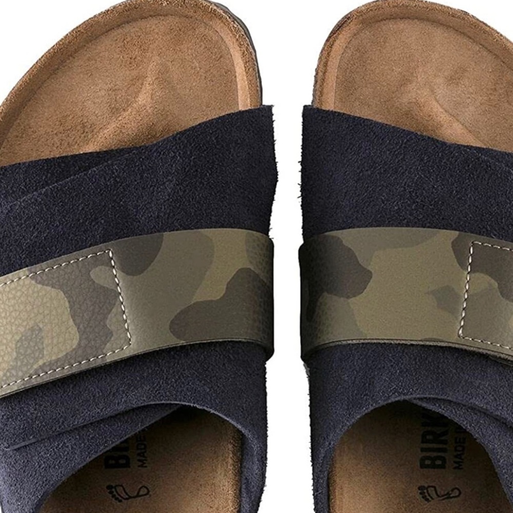 Unisex Birkenstock Kyoto Midnight Camo Green EU39 - Picture 2 of 9
